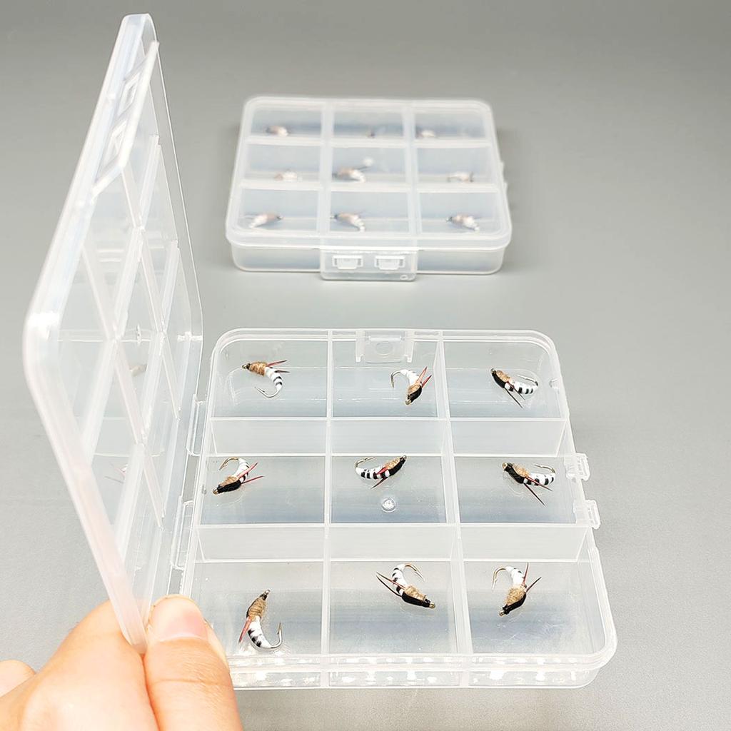 Fly Fishing Flies 2 Box Bundle(Total 18Pcs Flies)-Flies Wet Flies Artificial Nymph Bait for Fishing Trout/Bass Artificial Bait