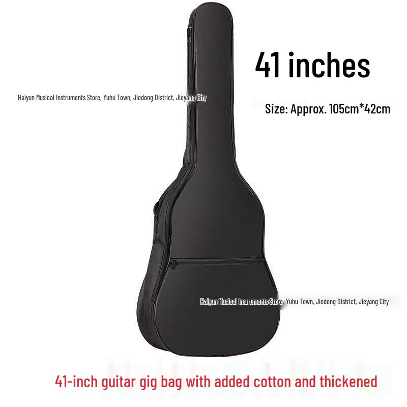 

Padded Waterproof Gig Bag for 40-41 Inch Acoustic Guitars – Shockproof Double-Shoulder Backpack