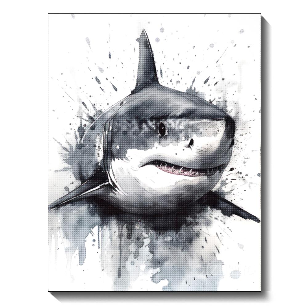 Black and White Animal Diamond Art Painting Dog 5D Full Diamond Mosaic Embroidery Cross Stitch Set Home Decoration Diy