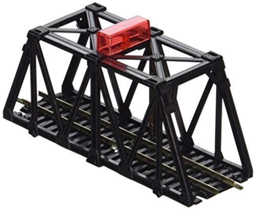 Bachmann Trains - PLASTICVILLE USA BUILT-UP BUILDING - BLINKING BRIDGE (Not Compatible with E-Z Track) - N Scale (46904) [Parallel Import]