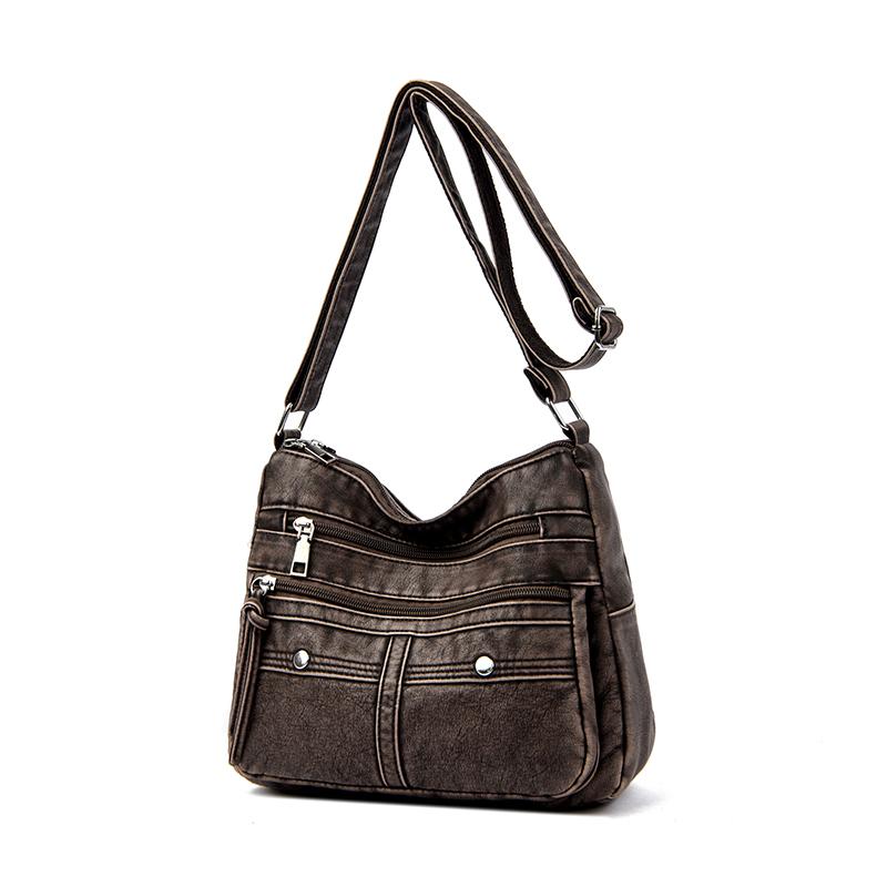 Umhängetasche Mehrschichtige Umhängetasche Großes Fassungsvermögen Pendlertasche