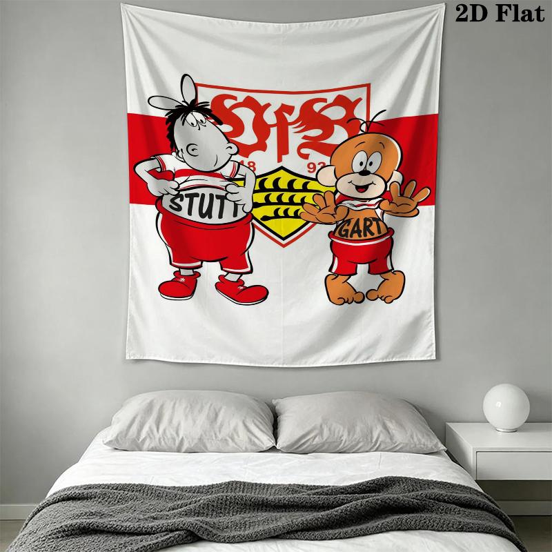 Sportverein Darmstadt Wall Tapestry Aesthetic Wall Hanging Printed Fabric Blanket Decorative Tapestries for Bedroom Living Room Home Decor