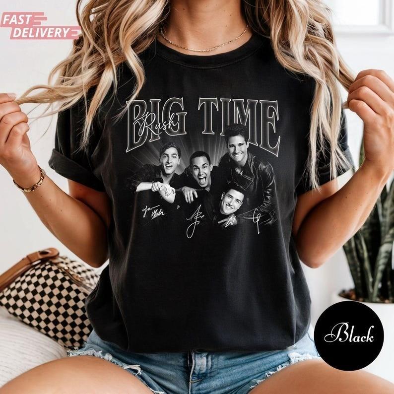 Big Time Rush Tour 2025 Shirt, Big Time Rush Band Pop Music Fan T Shirt