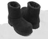 2025 Winter Fleece-Lined Big Head Snow Boots, Non-Slip Thick Sole, Height-Increasing, Pull-On Fashion.
