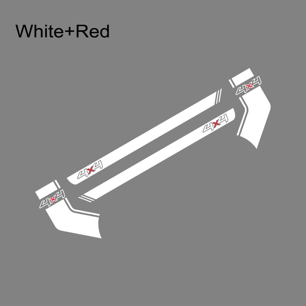 Pickup 4X4 Stickers For Mitsubishi L200 Triton Dodge RAM 1500 Toyota Hilux Isuzu Dmax Ford F150 Off Road Auto Tuning Accessories