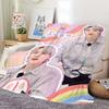 KPOP S-SUGA-A Skicomfort teplá měkká domácí dětská pikniková deka vhodná do obývacího pokoje, kanceláře, pro každodenní cestování, dárky