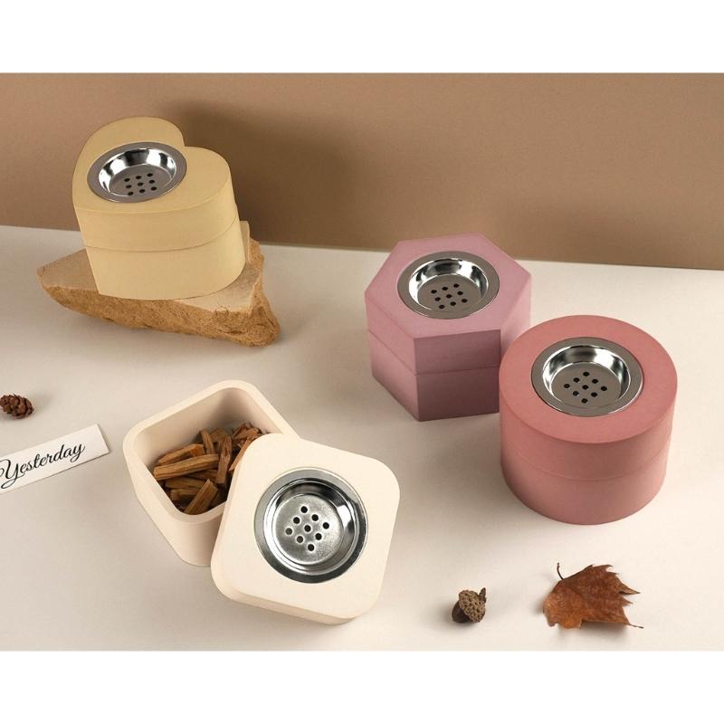 4 Sets Resin Case Molds Epoxy Resin Casting Molds for DIY Incenses Cone Holder