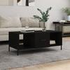 Vidaxl Tavolino da Caffè, Nero, 102X50X40 Cm, Materiale Derivato dal Legno