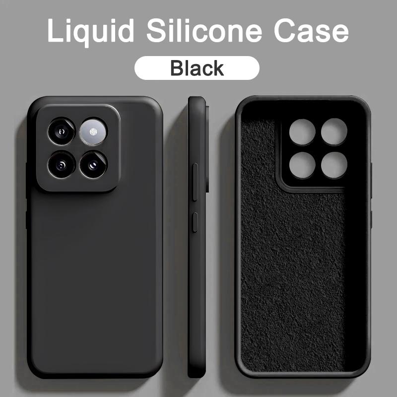 For Poco F6 F5 M6 X6 Pro Phone Case Square Liquid Silicone Cases For Poco X5 F1 F2 M3 M4 X4 X3 F3 F4 GT F6 Pro Shockproof Cover