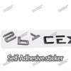 ABS SpaceX Dual Motor Sticker Fender Side Decal For Tesla Model Y S 3 X Letters Space Logo Rear Emblem Badge Trunk Accessories