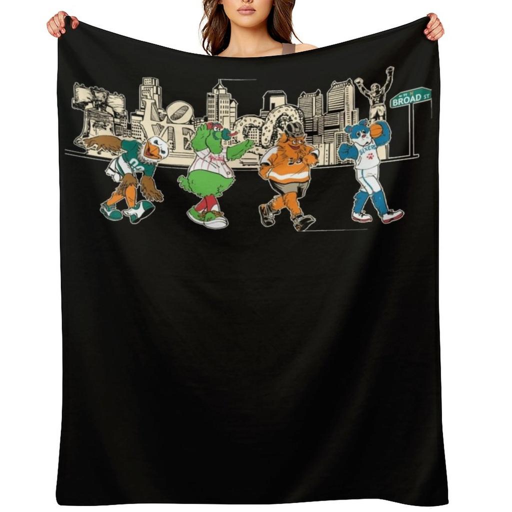 Philly Sports Magnet Throw Blanket anime Bed For Sofa Thin Large Blankets