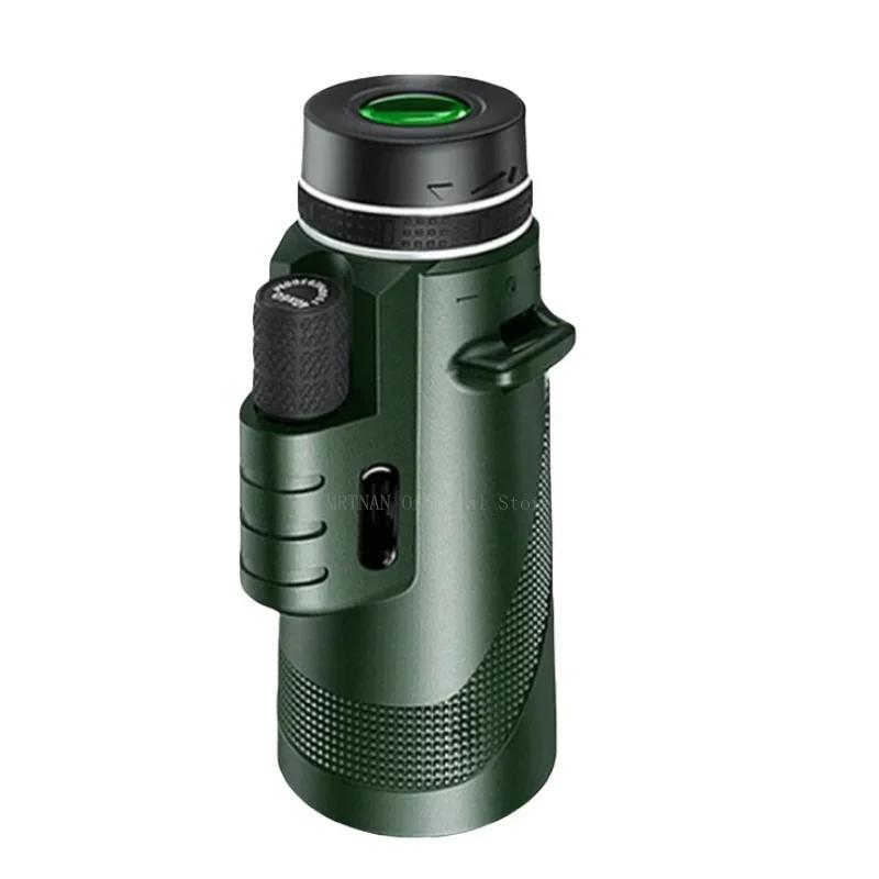 80x100 Draagbare Zoom HD 5000M Telescoop Opvouwbare Lange Afstand Mini Krachtige Telescoop voor Jacht Sporten Buiten Kamperen Reizen