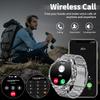 2025 Neue Smartwatch Taschenlampe 1,9 Zoll Herren Outdoor Sport Fitness Tracker 700mAh Großer Akku BT Anrufe LED Licht Smartwatch