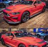 Compatible Ford Mustang 2015-2023 RTR Side Skirt Decorative Strips, Injection Molded PP