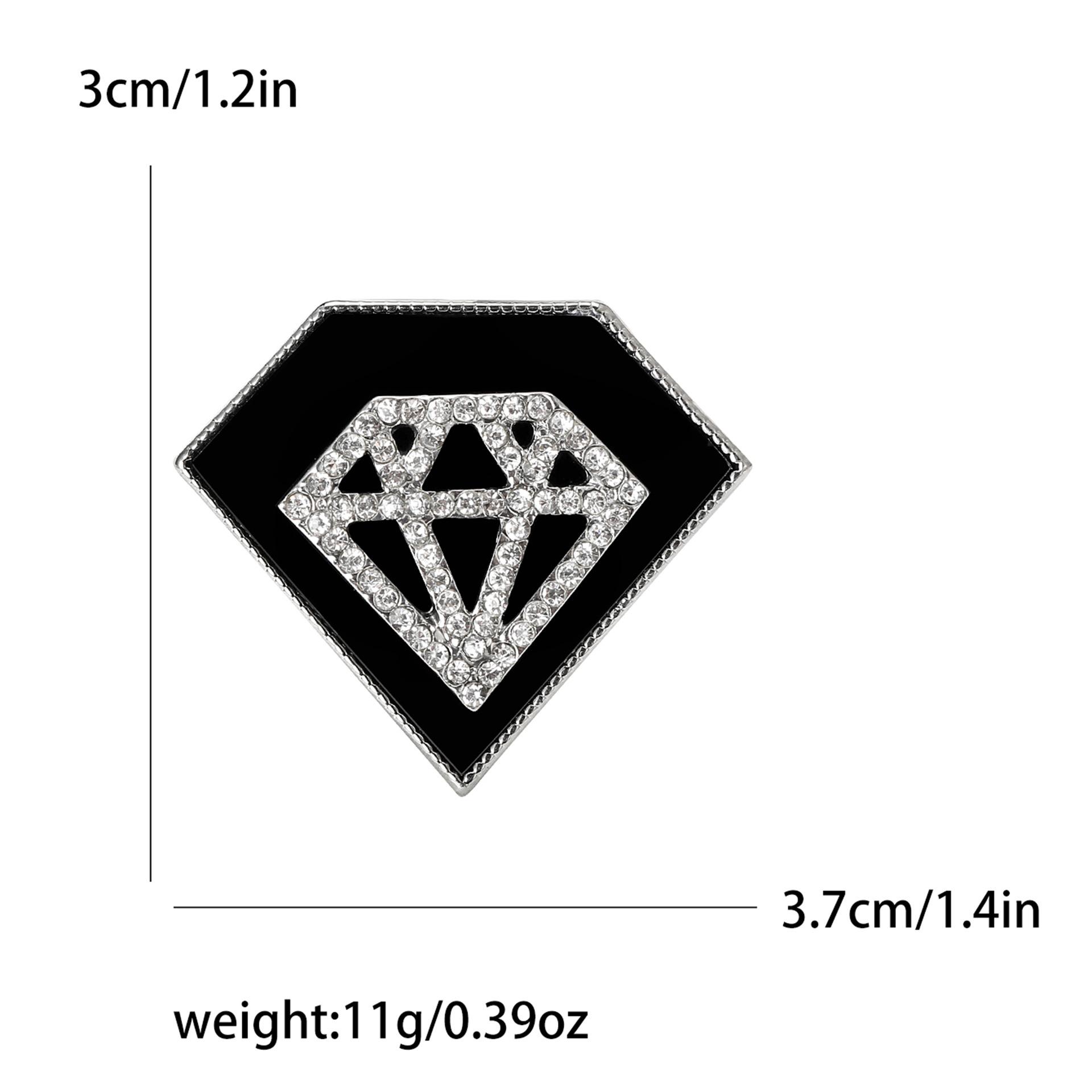 

Модная стильная брошь с бриллиантами, простая ретро-брошь с бриллиантами, высококачественные аксессуары для женской одежды, корсаж