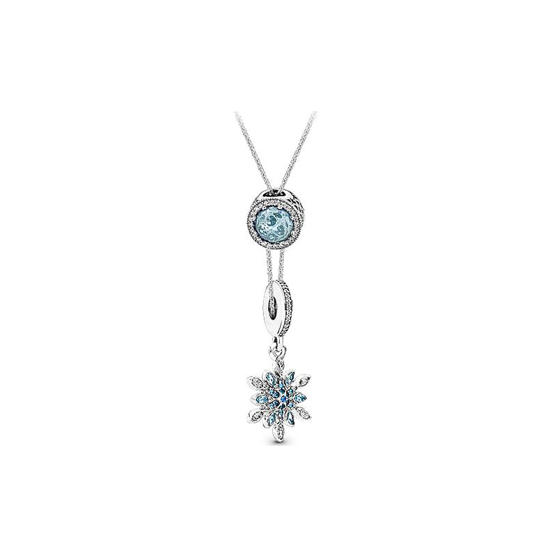 Pandora Heart of Glacier 925 Silver Necklace Women s ZT0544