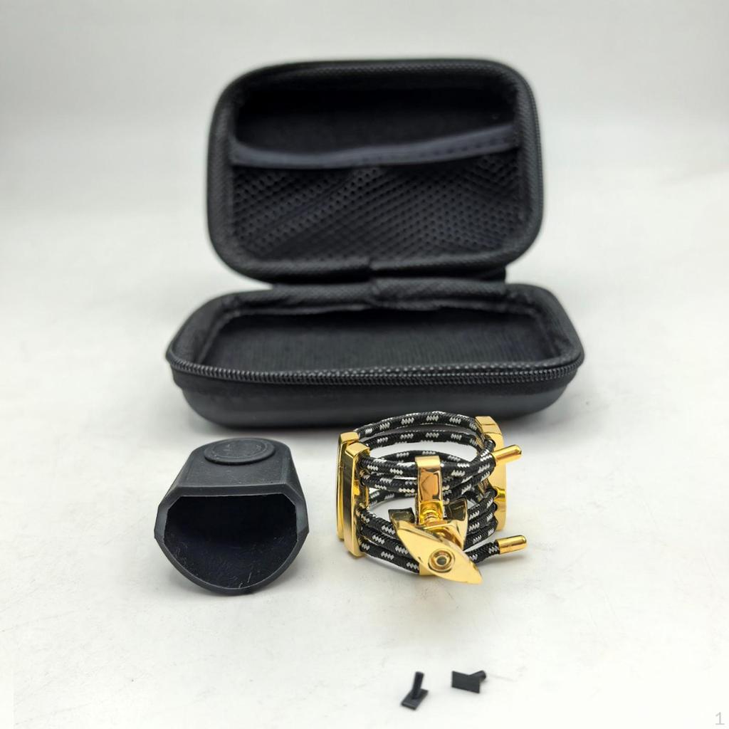 Compact Saxophone Ligature, Metal Mouthpiece Clamp Accessory D
