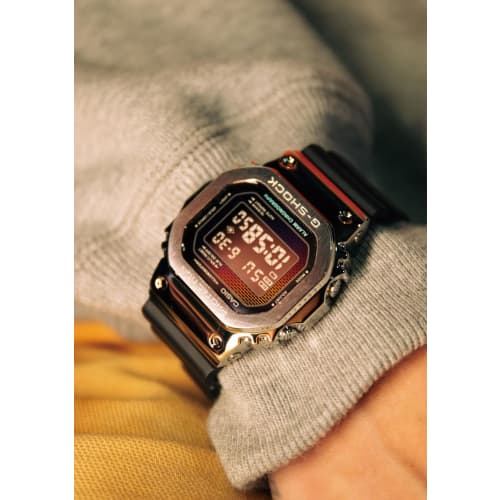 Casio G-Shock Watch, Metal Covered, Made with Biomass Plastic, GM-5600RW-1JF, Men's, Black