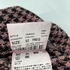 LARDINI JY326AQ22 Black X Gold Houndstooth Wool Cotton 3B Jacket Jacket 52 Black Bordeaux CheckUsed