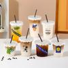 Disposable PET Cold Drink Cup Set