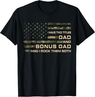 Ho Due Titoli Papà e Papà Bonus Festa del Papà Papastro Uomo Maglietta