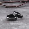316L rostfritt stål Odin Norse Vikingamulet Rune Modestil män och kvinnor modeord RETRO Ringar Smycken med trälåda