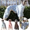 Plush Fleece Warm Dog Clothes Whippet Italian Greyhound Jacket Turtleneck Fleece Pajamas Onesies for Medium Large Dogs Clothing