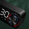 MP3 Alarm Clock, FM Radio, and Multifunction Music Player Wireless Bluetooth Speaker LED Display, Stereo Bass Bluetooth Speaker