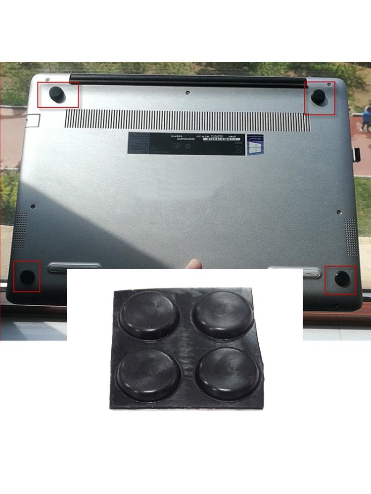 4Pcs Laptop Cooling Stand Heat Reduction Pad For PC Laptop Soft Silicone Feet Holder Notebook Support Bracket