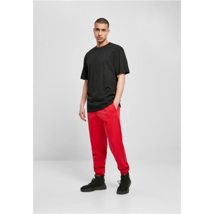 Pantalon de survêtement Basic 2.0 - URBAN CLASSICS - Homme - City red - Coupe décontractée - Poches latérales