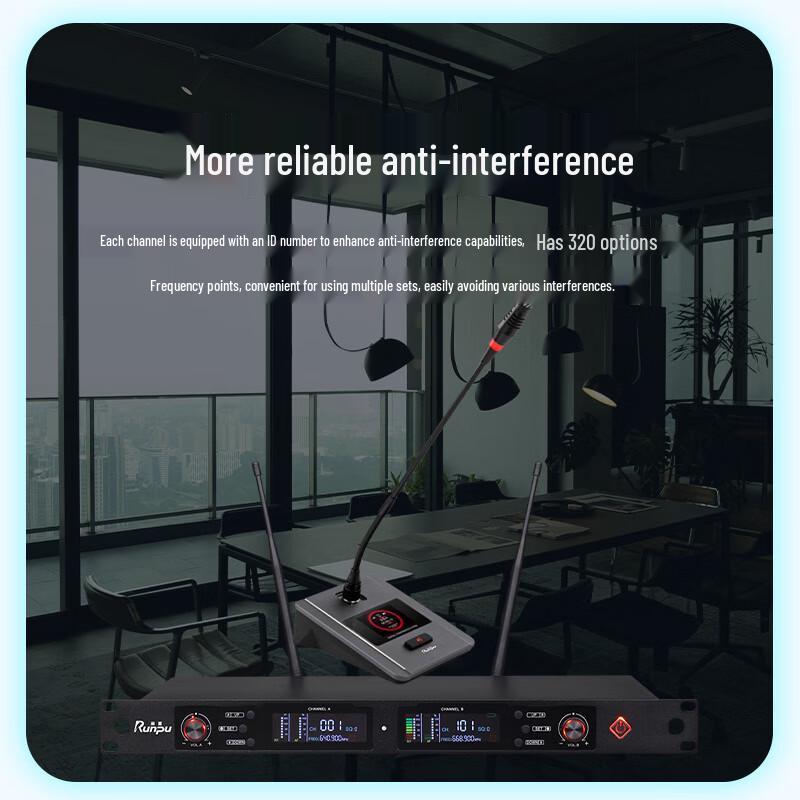 Runpu UHF Wireless Conference Microphone System (CN version)