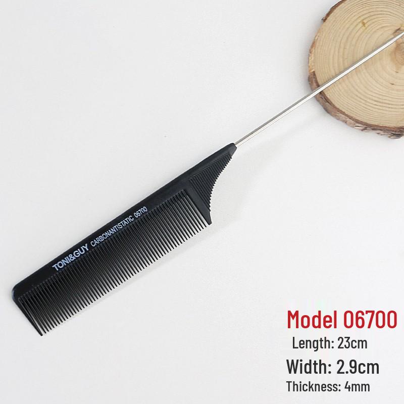 Professional Steel Tail Comb for Hairdressing - Perfect for Teasing, Updos, and Haircuts for Men and Women