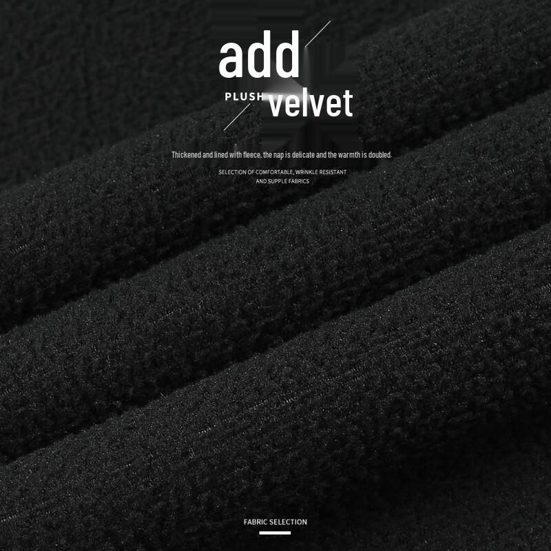 FORTEI Men's Wool Blend Fleece-Lined Straight-Leg Trousers