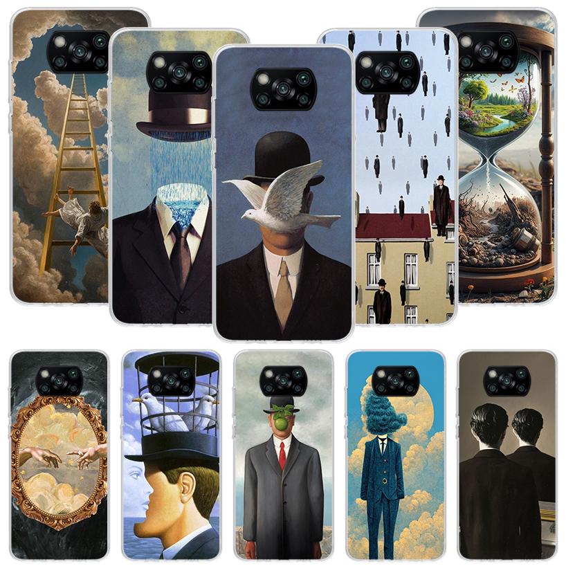 Rene Magritte Art Phone Case For Xiaomi Poco F7 Ultra X7 X6 Pro X5 Redmi 15 15C 13 13C 12 12C 10 10A 10C 9 9A 9C 9T Shell Poco X