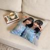 H-Hinatazaka46 Cushion Cover Fabric Soft Furnishing,Pillowcase, Cushion Cover, Sofa Pillow, Home Decoration