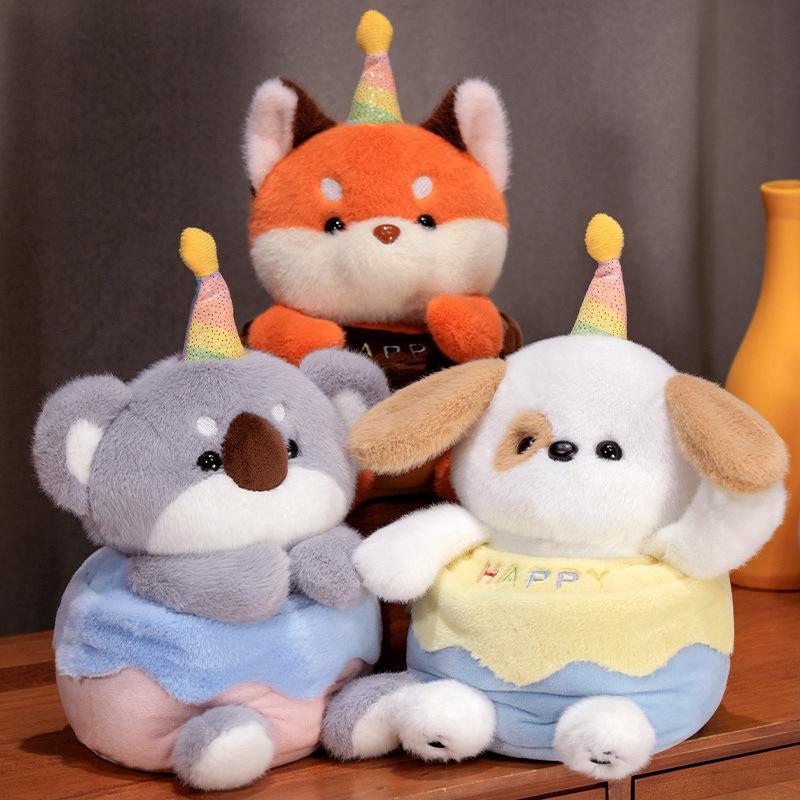 Animal Puppy Fox Doll Plush Toy Singing Koala Doll Children's Ragdoll Birthday Gift