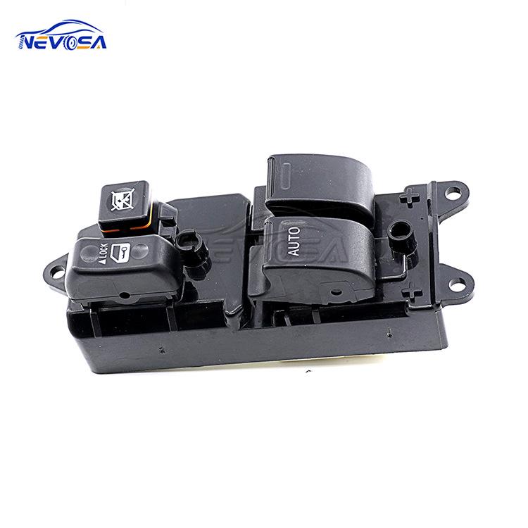 The 84820-10100 Power Window Switch fits Toyota Hiace two-door models.