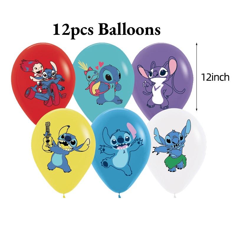 Stitch Theme Party Supplies Set Blue Lilo And Stitch Birthday Decorations