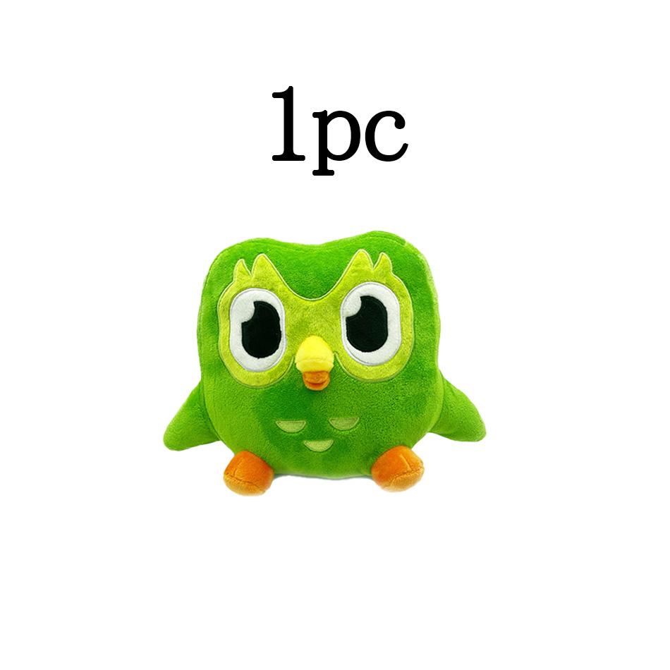 

Duolingo Plush Green Duo Plushie Soft Stuffed Animal Dolls Cartoon Anime the Owl Toy for Children Birthday Gift