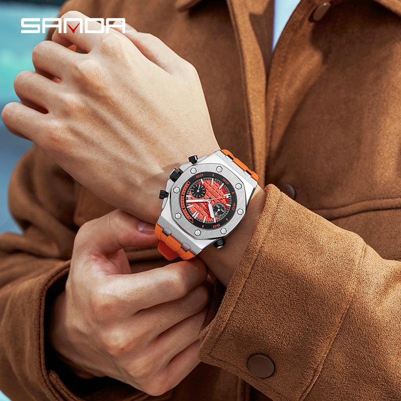 Quartz Movement Wristwatches Man Casual Waterproof Date Sports Watches Clock For Men Male Relogio Masculino