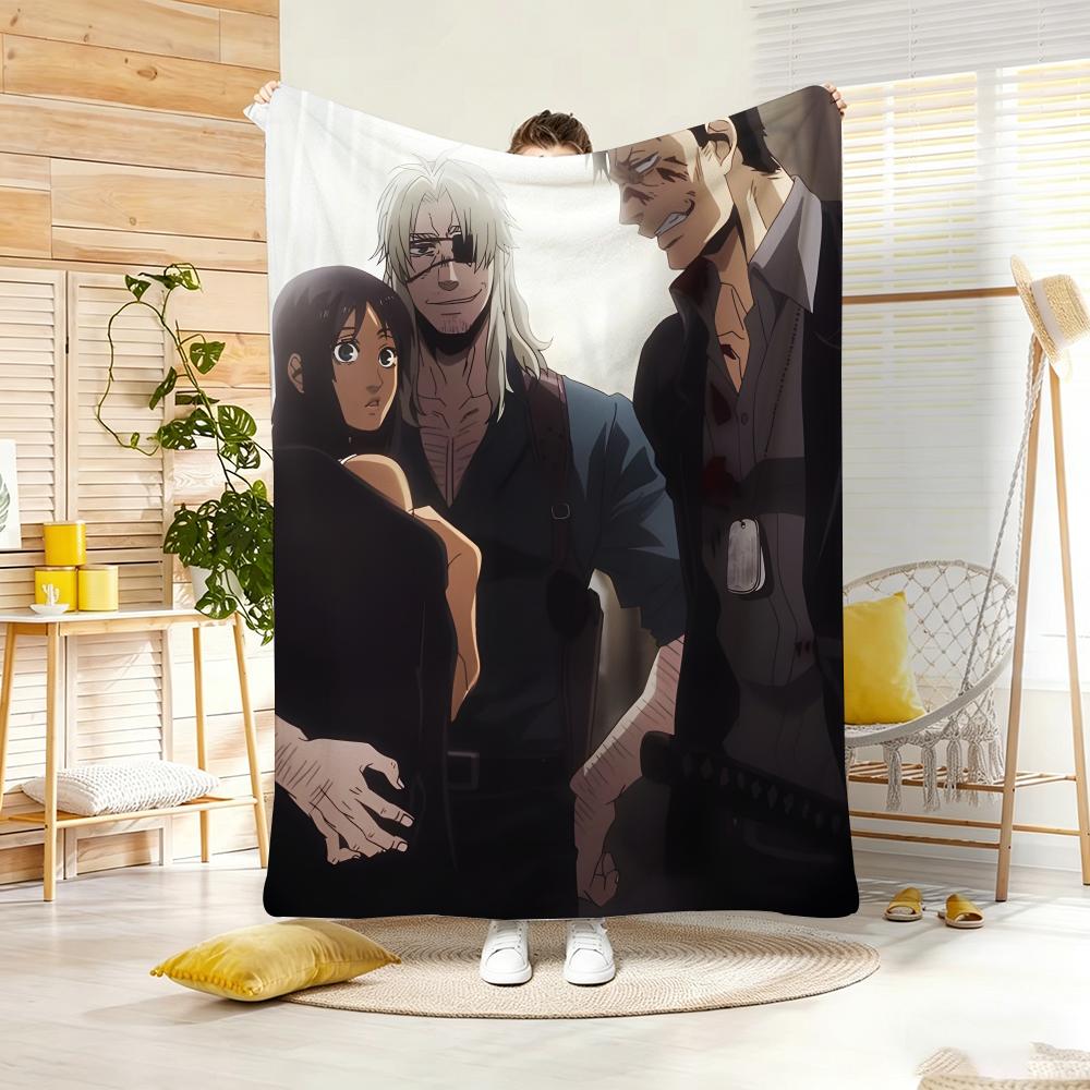 Retro Gangster G-Gangsta Throw Lightweight 240G Flannel Blanket Soft Skin-Friendly For Summer Cooling