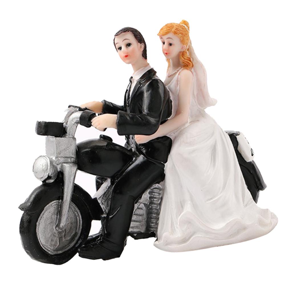 Matrimonio sposa sposo coppia di moto Resin figurina torta Topper  Decorazione acquista in modo economico — spedizione gratuita, recensioni  reali con foto — Joom