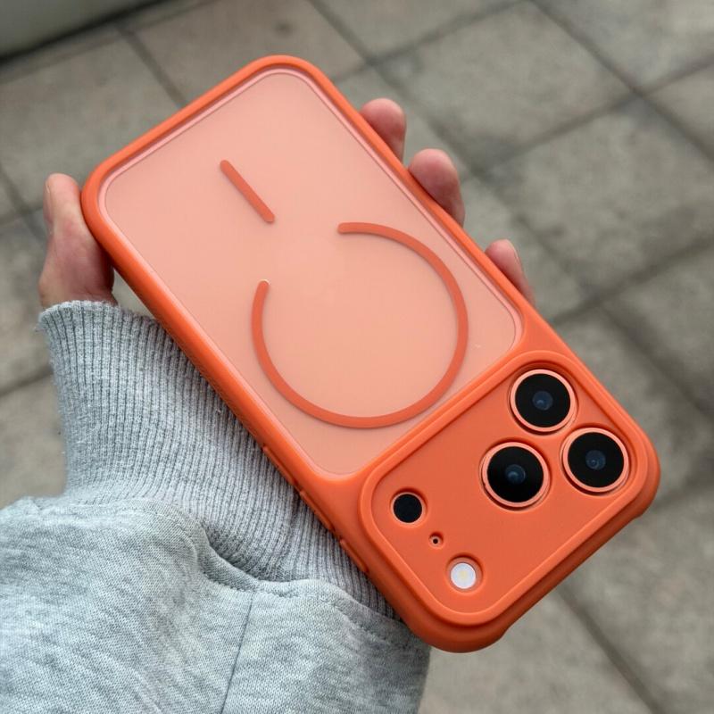 

For Magsafe Neon Color Matte Anti-fall Magnetic Hard Case For iPhone 17Pro 16Pro 17Pro Max Lens Protection Wireless Charge Cover For iPhone 16