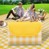 Oxford Cloth Camping Mat Waterproof Outdoor Picnic Blanket Beach Mat with Carry Handle Sandproof and Moistureproof for Family Picnic Park Hiking Grass