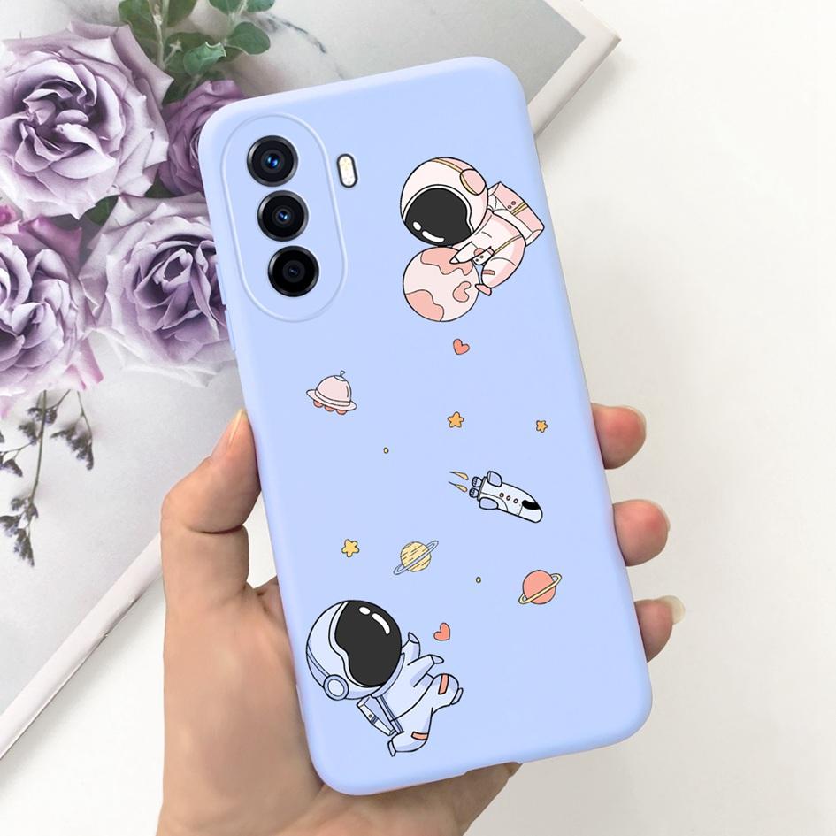 For Huawei Nova Y70 Plus Case Nova Y70 4G Phone Cover Cute Astronaut Cartoon Soft Silicone Funda For Huawei Nova Y70Plus Capinha
