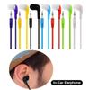 Earpiece 3.5mm Earbuds Stereo Wired Headphone Gifts HiFi Headphone  For Smartphone Laptop