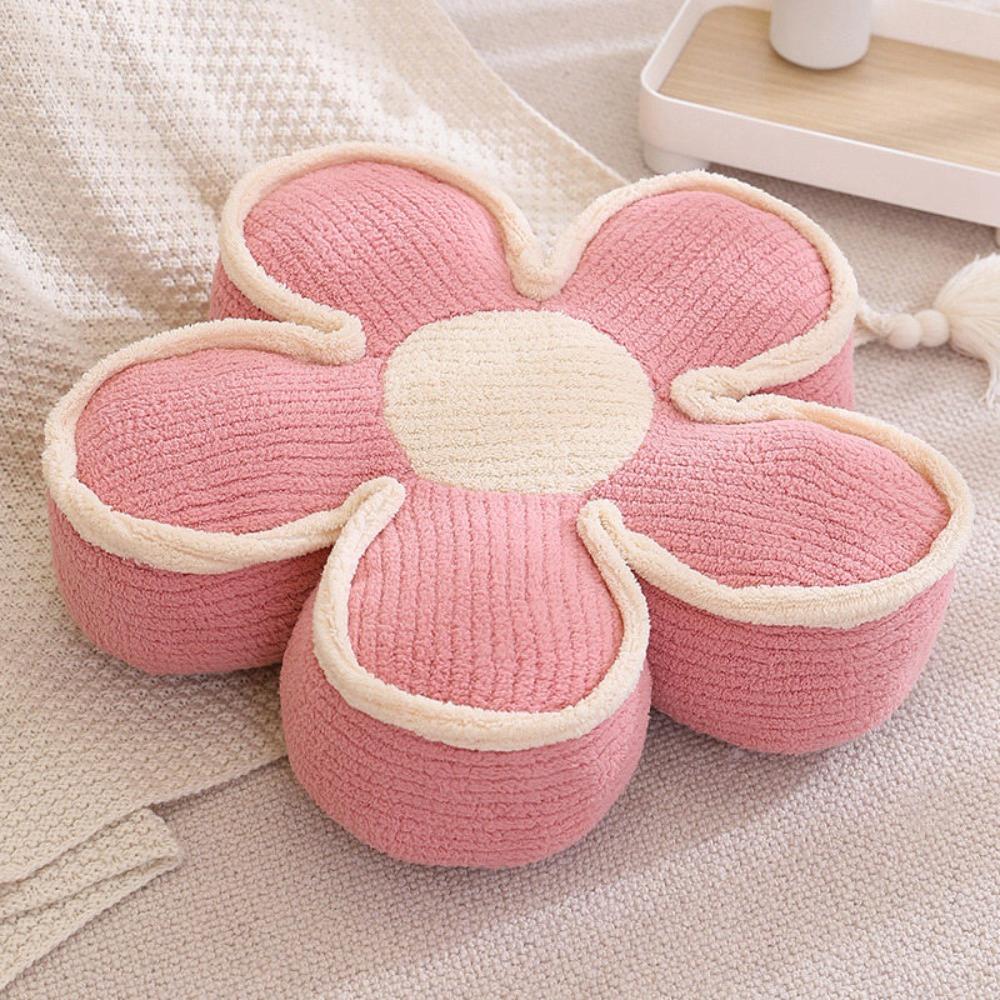 Soft Flower Pillow Flower Shaped Seat Cushion Multifunctional Sofa Decor Cushion Office