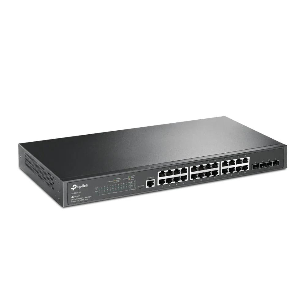 TP-Link SG3428 Managed Switch 24 ports Black