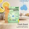 Floor Cleaning Tablets Tile Hardwood Floor Stain Remover Deodorizing Fresh Scent Effervescent Tablets for Home Floor Care