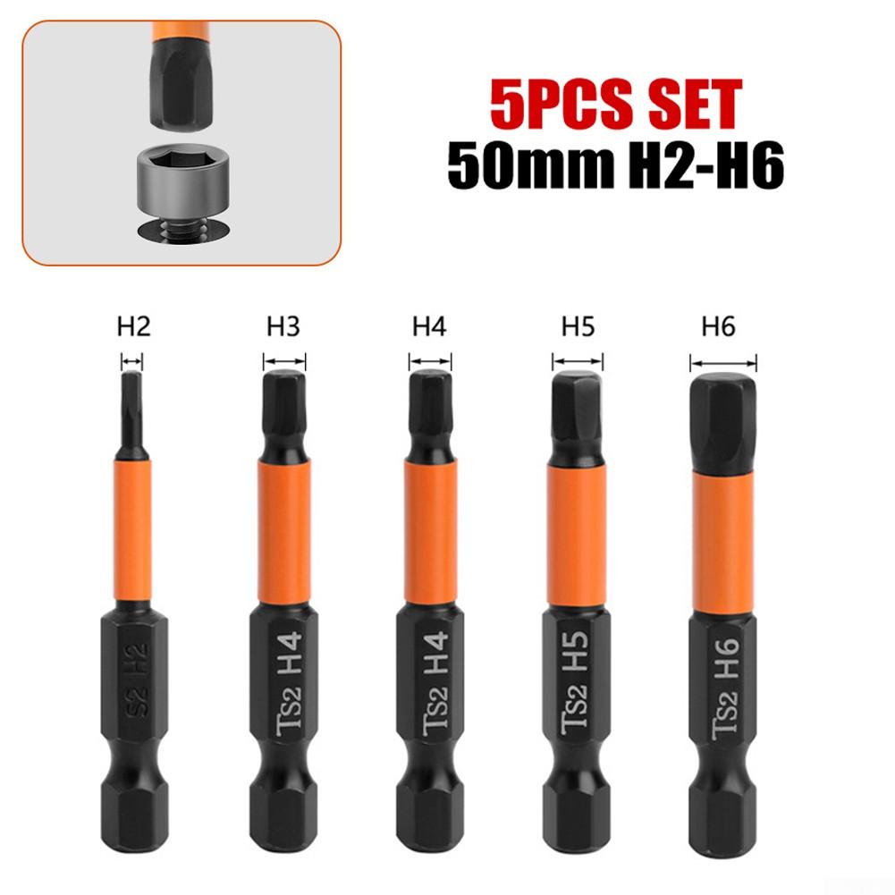 

/4-дюймовый шестигранный бит, 5 шт., отвертки H2-H6
